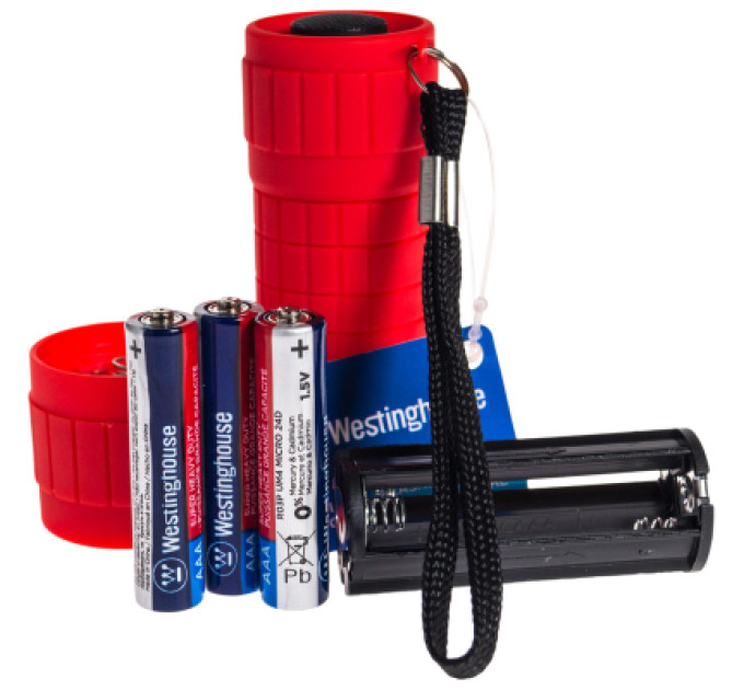 Westinghouse Ліхтар Westinghouse 8W LED COB WF217 з USB з функ Power Bank + подарунок WF 87-3R03PD16 red (WF217-CB-PR1)