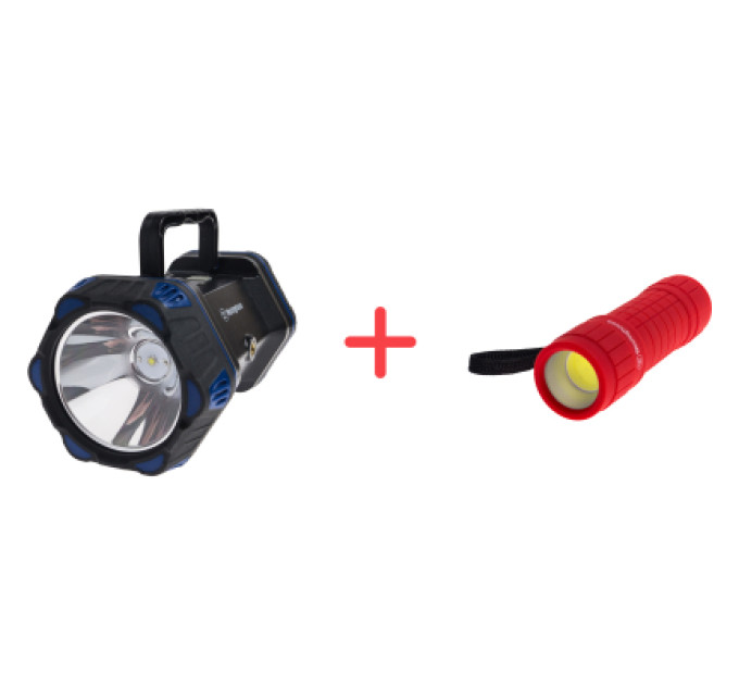 Westinghouse Ліхтар Westinghouse 8W LED COB WF217 з USB з функ Power Bank + подарунок WF 87-3R03PD16 red (WF217-CB-PR1)