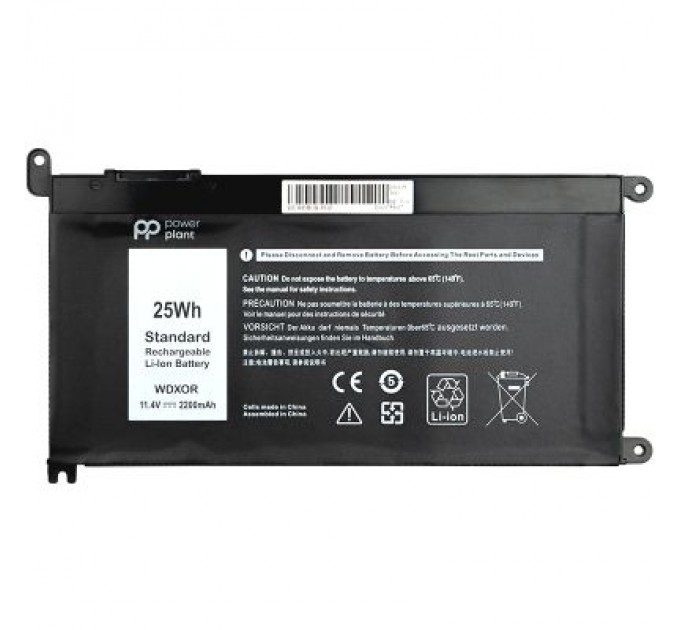 PowerPlant Акумулятор до ноутбука PowerPlant DELL Inspiron 17-5770 (T2JX4) 11.4V 3400mAh (NB441068)