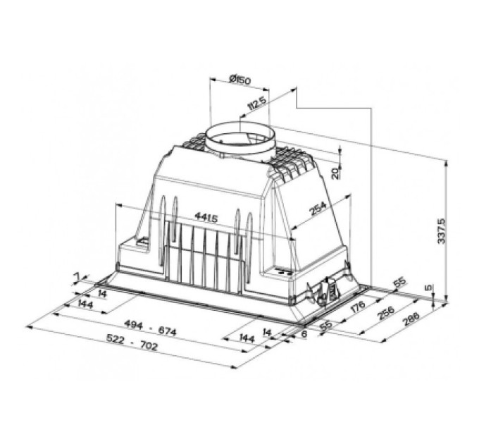Faber Витяжка кухонна Faber Inka Plus Hcs A70 (305.0628.323)