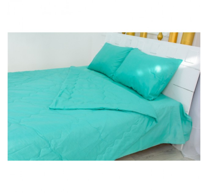 MirSon Ковдра MirSon Літній комплект №2680 BamBoo 11-2208 Mint ковдра 2х155x215 с (2200003114546)
