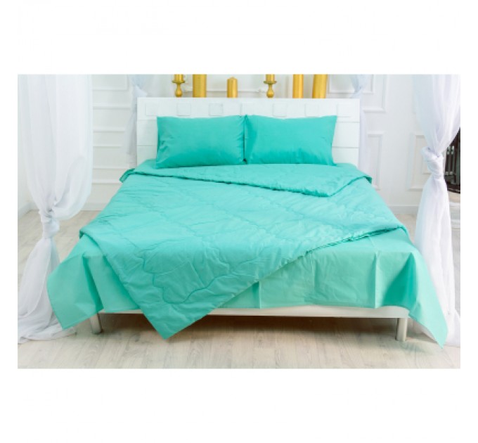 MirSon Ковдра MirSon Літній комплект №2680 BamBoo 11-2208 Mint ковдра 2х155x215 с (2200003114546)