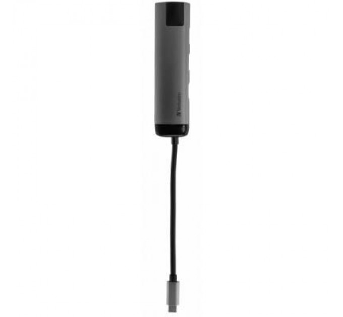 Verbatim Концентратор Verbatim USB-C to U3.1G1/U3.0x2/HDMI/RJ45 (49141)