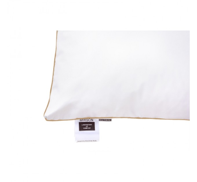 MirSon Подушка MirSon пухова Hand Made De Luxe White 905 висока 70x70 (2200000555823)