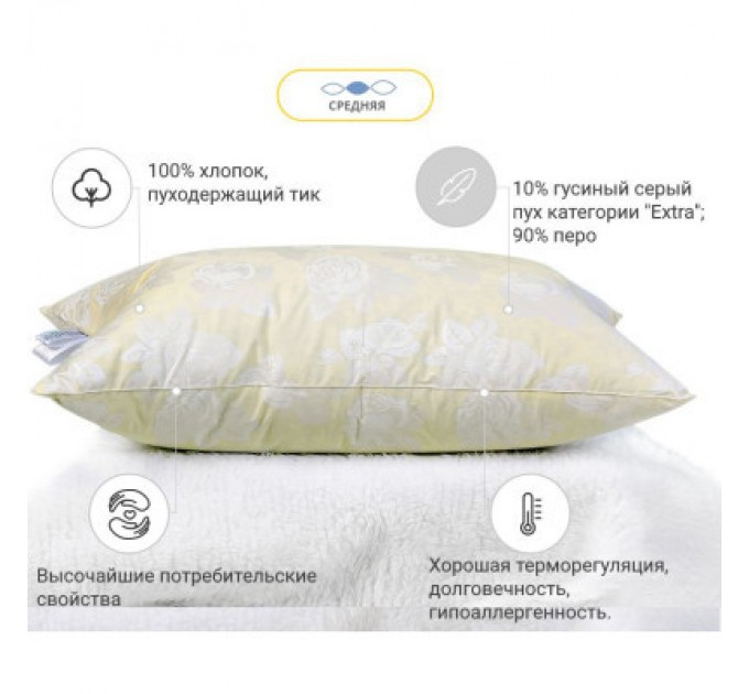 MirSon Подушка MirSon Extra 50х70 см (2200000010704)
