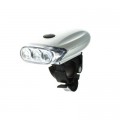 Good Bike Передня велофара Good Bike PANCAKE 3 LED Metallic (94312M-IS)