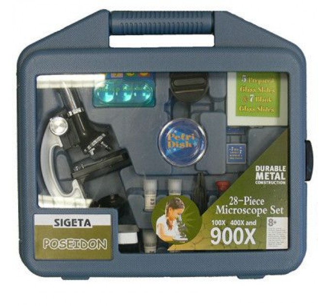 Sigeta Мікроскоп Sigeta Poseidon 100x, 400x, 900x (65902)
