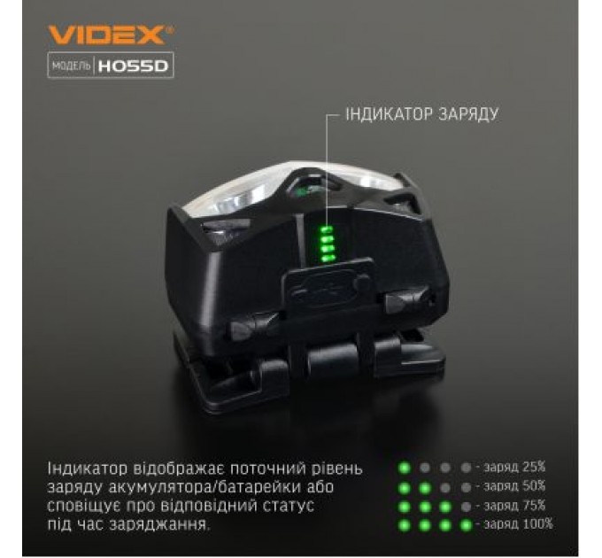 Videx Ліхтар Videx VLF-H055D 500Lm 5000K (VLF-H055D)