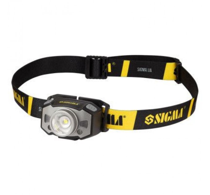 Sigma Ліхтар Sigma LED 300Лм 1200мАч із сенсором та фокусуванням (5390251)