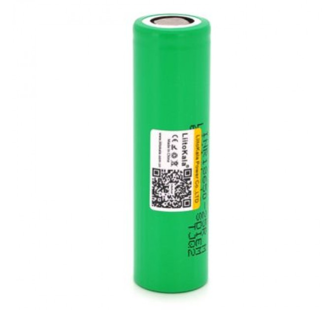 Liitokala Акумулятор 18650 2500mAh (2450-2650mah), 3.7V (2.75-4.2V), green, PVC BOX Liitokala (Lii-25R)