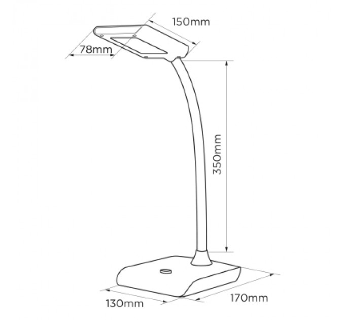 ELM Настільна лампа ELM Unix- 7W 4000K (27-0002)