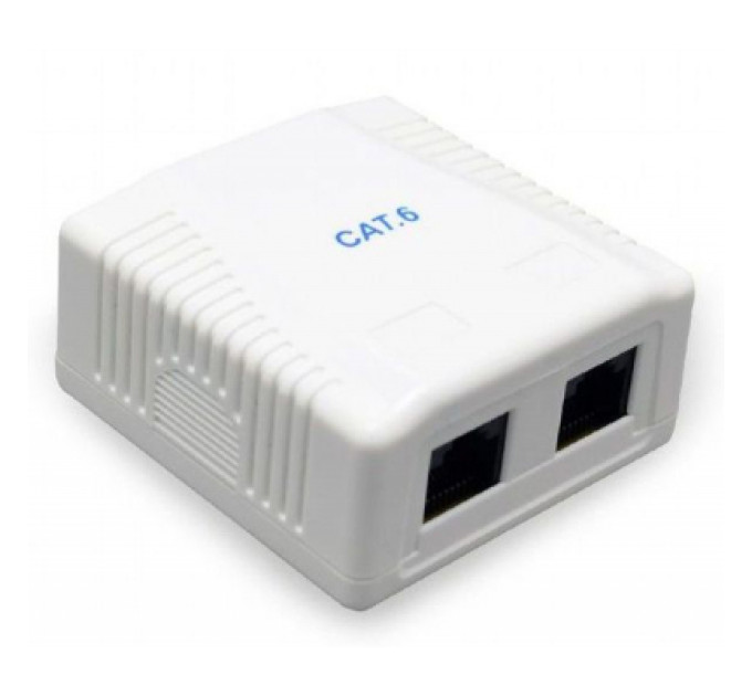 Cablexpert Комп'ютерна розетка Cablexpert RJ45x2 FTP, cat.6 (NCAC-2F6-01)