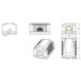 Cablexpert Комп'ютерна розетка Cablexpert RJ45x1 FTP, cat.6 (NCAC-1F6-01)
