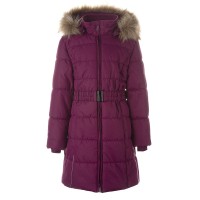 Пальто дитяче Huppa YACARANDA 12030030 бордовий 116 (4741468682853)