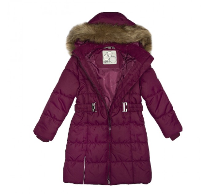 Huppa Пальто дитяче Huppa YACARANDA 12030030 бордовий 116 (4741468682853)