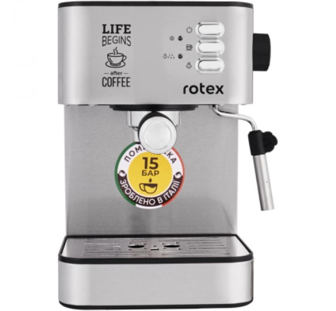 Rotex Ріжкова кавоварка еспресо Rotex RCM750-S