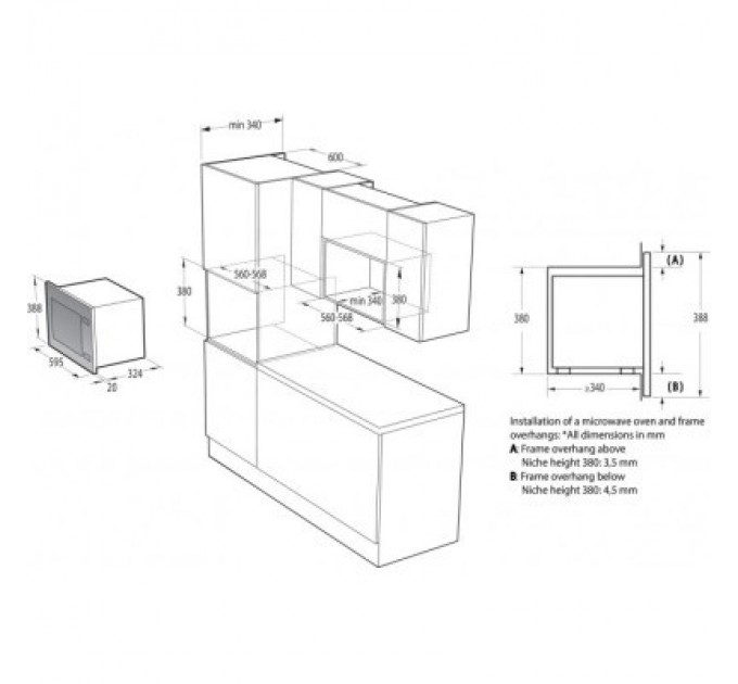 Gorenje Мікрохвильова піч Gorenje BM201AG1X