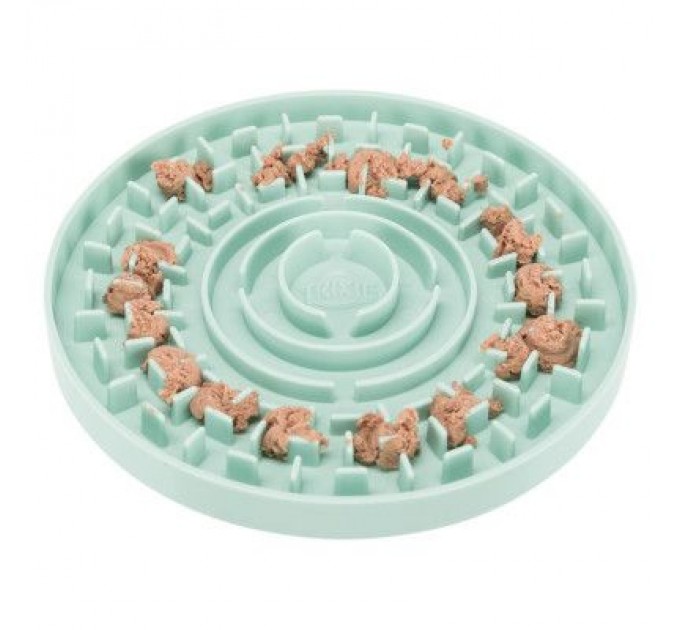 Trixie Посуд для собак Trixie Миска «Junior» для повільного годування 15 см (м'ятний) (4011905349541)