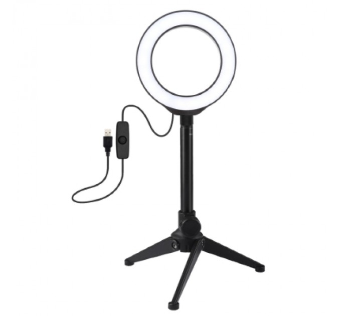 Puluz Набір блогера Puluz Ring USB LED lamp PKT3084B 4.7" + table stand (PKT3084B)