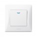 Videx Вимикач Videx BINERA 1кл з підсвічуванням білий (VF-BNSW1L-W)