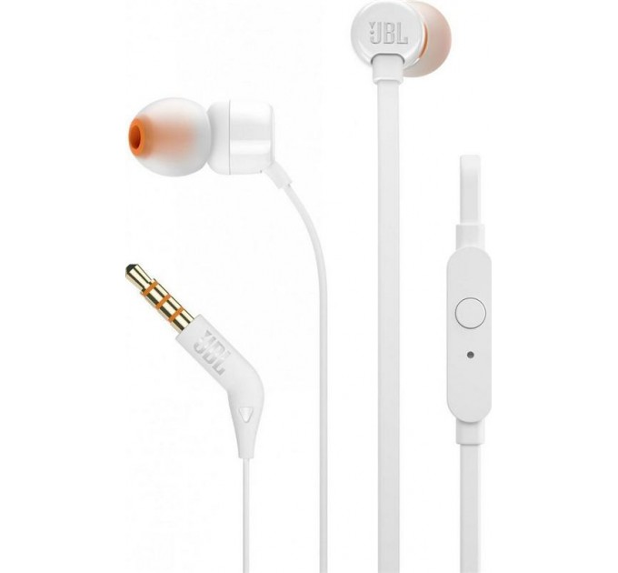 JBL Гарнитура JBL T110 White (JBLT110WHT)