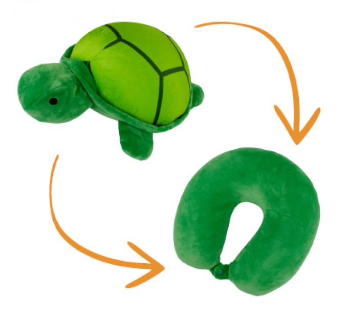 Home Line Подушка Home Line дорожня трансформер "Черепаха зелена" (160434)