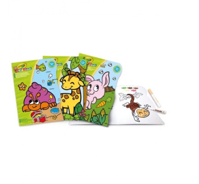 Crayola Набір для творчості Crayola Mini Kids Розмальовка Ферма, 16 сторінок (25-1480-2)