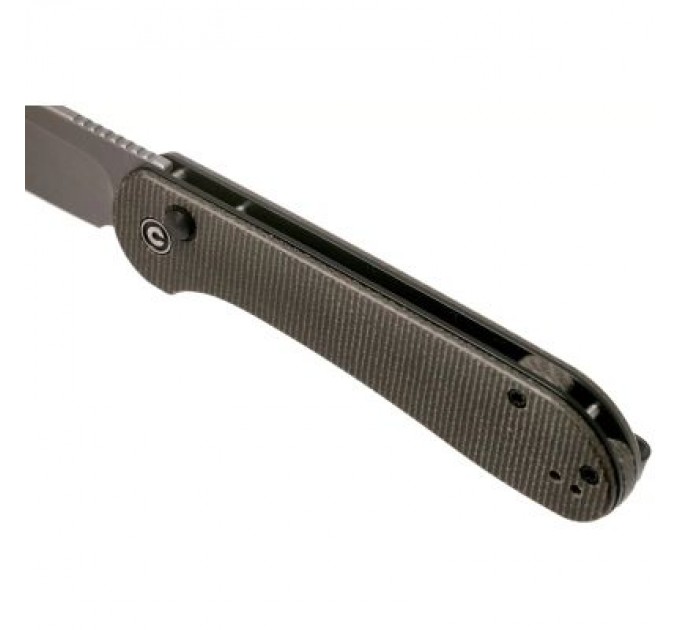 Civivi Ніж Civivi Button Lock Elementum Dark Green Micarta (C2103C)