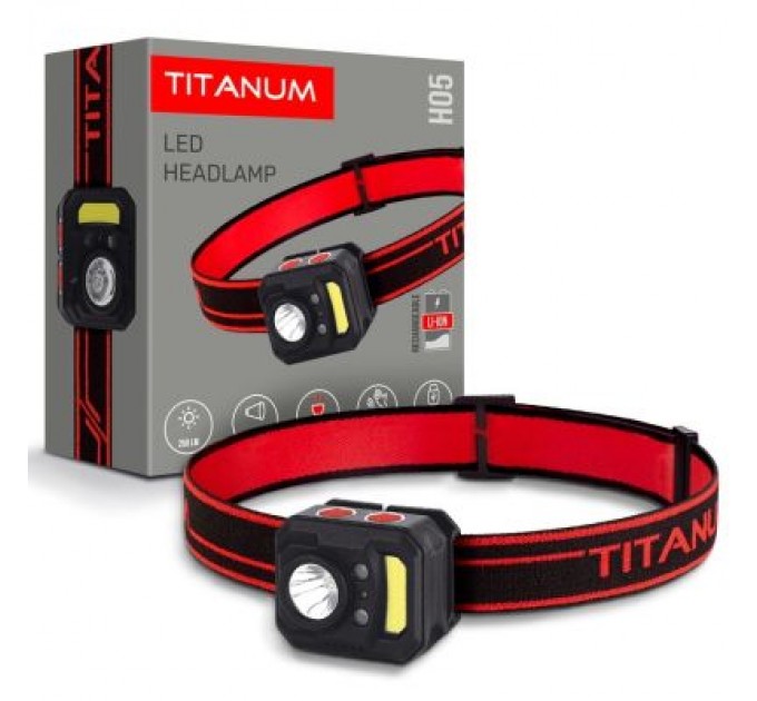 TITANUM Ліхтар TITANUM 250Lm 6500K (TLF-H05)