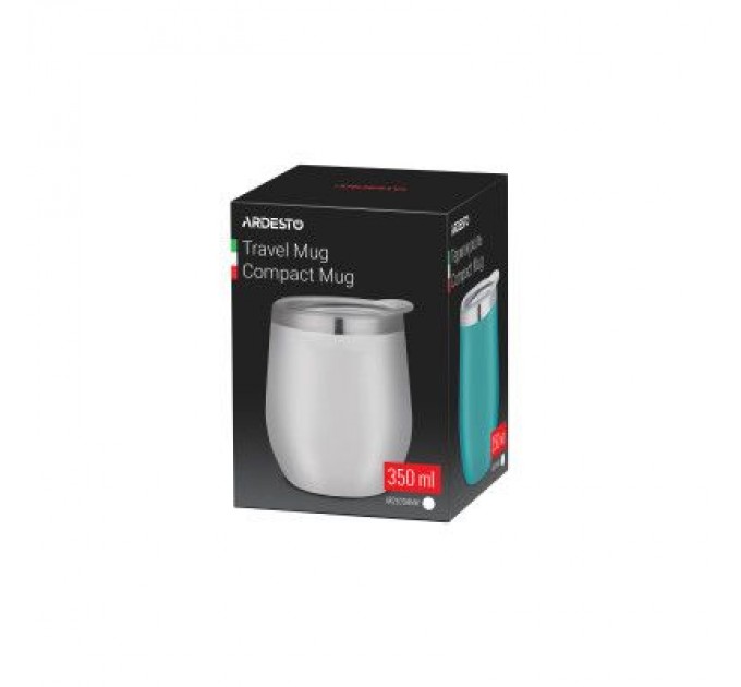 Ardesto Термокружка Ardesto Compact Mug 350 мл White (AR2635MMW)