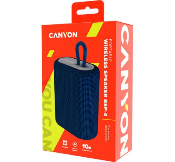 Canyon Акустична система Canyon BSP-4 Bluetooth Blue (CNE-CBTSP4BL)