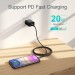 Choetech Дата кабель USB-C to Lightning 2.0m MFI Choetech (IP0041-BK)