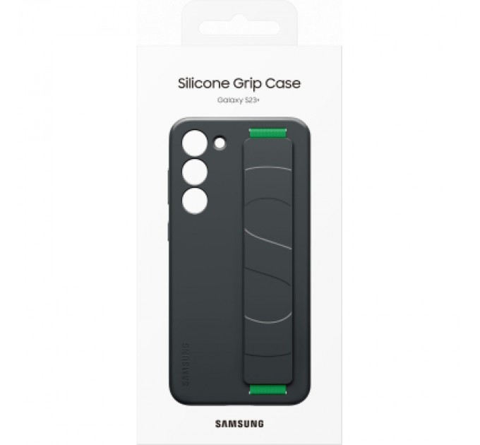 Samsung Чохол до мобільного телефона Samsung Galaxy S23 Plus Silicone Grip Case Black (EF-GS916TBEGRU)