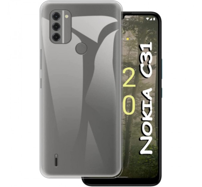 BeCover Чохол до мобільного телефона BeCover Nokia C31 Transparancy (708649)