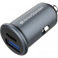 Armorstandart Зарядний пристрій Armorstandart Car USB Type-C PD20W + USB QC 3.0 Grey (ARM65439)