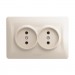 Videx Розетка Videx BINERA 2ая кремова (VF-BNSK2-CR)
