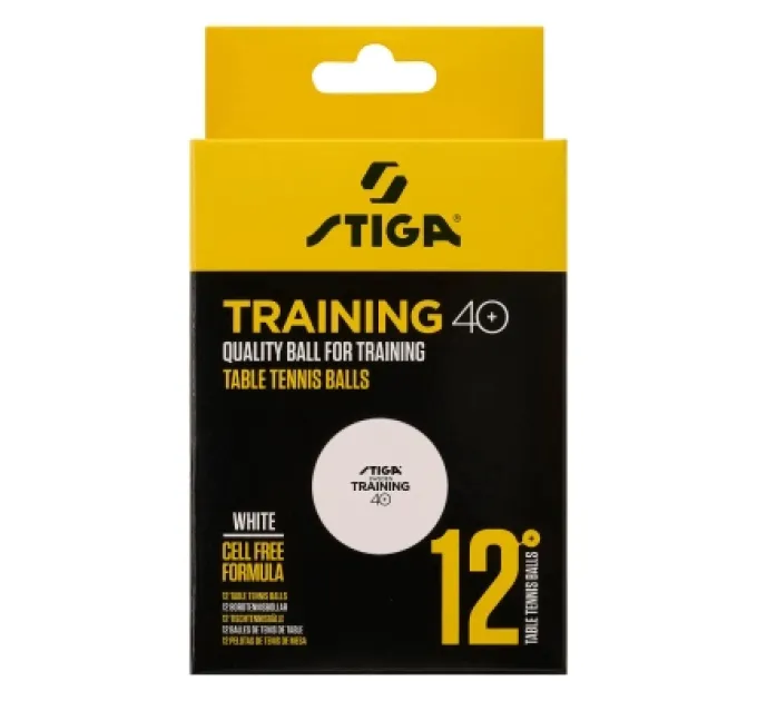 Stiga М'ячик для настільного теніса Stiga Training ABS 12 шт (1110-2610-12) (931159)