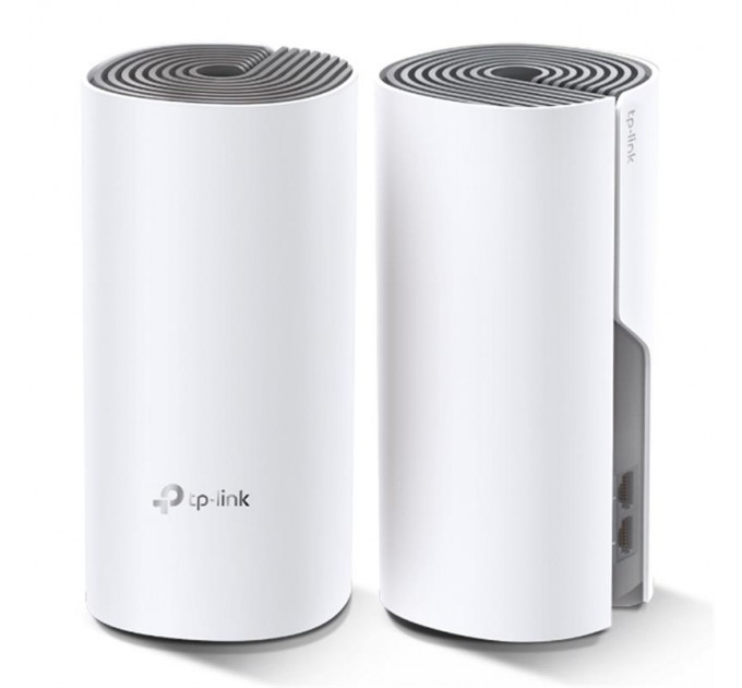 TP-Link WiFi Mesh система TP-Link Deco E4(2-pack) (AC1200, 2xFE WAN/LAN, MESH, 2 антенны, 2-pack)