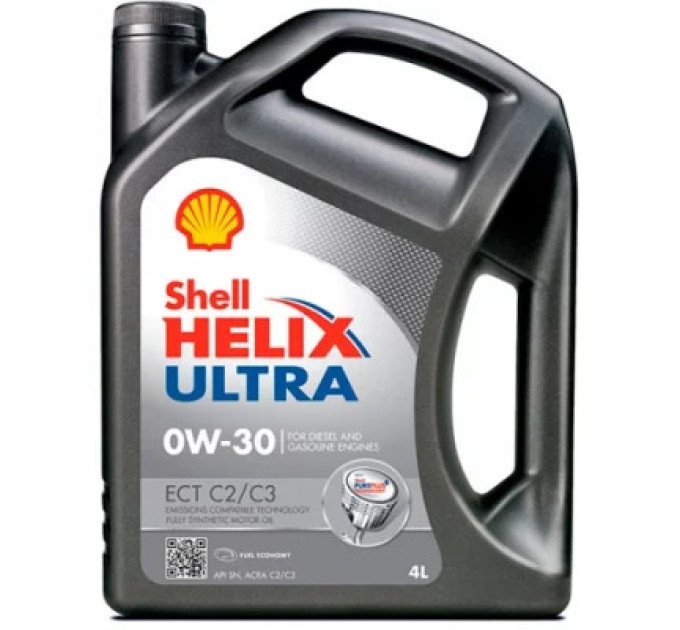 Shell Моторна олива Shell Helix Ultra ECT С2/С3 0W30 4л (4689)