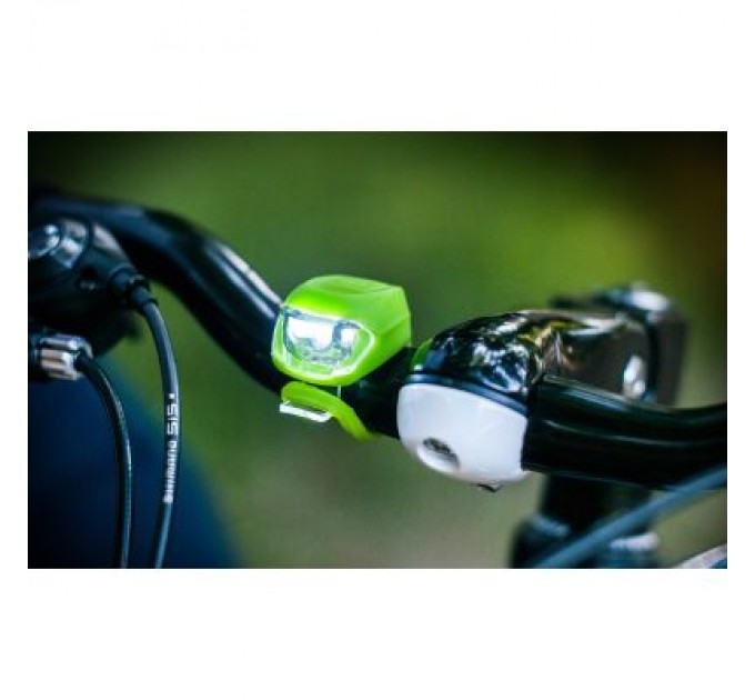 Good Bike Комплект велофар Good Bike Silicone LED Green (92325Green-IS)