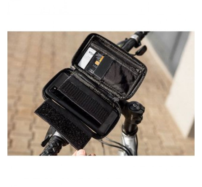 Neo Tools Велосумка на кермо Neo Tools з тримачем для смартфона до 6" Black (91-001)