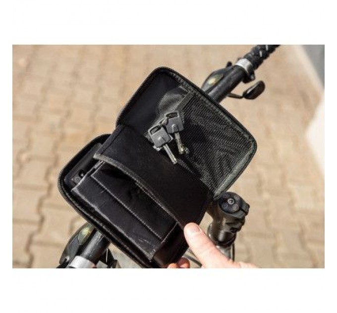 Neo Tools Велосумка на кермо Neo Tools з тримачем для смартфона до 6" Black (91-001)