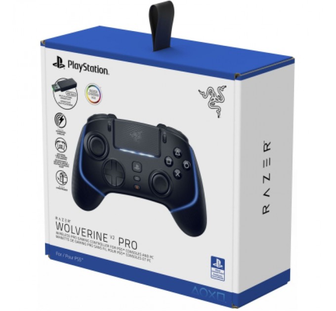 Razer Геймпад Razer Wolverine V2 PRO for PS5 Black (RZ06-04710100-R3G1)