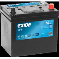 Акумулятор автомобільний EXIDE START-STOP EFB 60A (EL604)