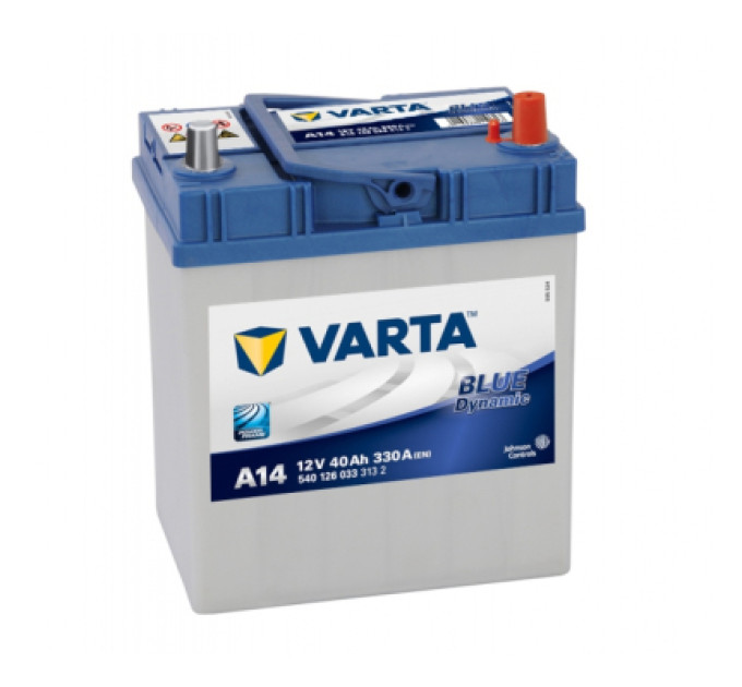 Varta Акумулятор автомобільний Varta Blue Dynamic 40Аh без нижн. бурта (540126033)