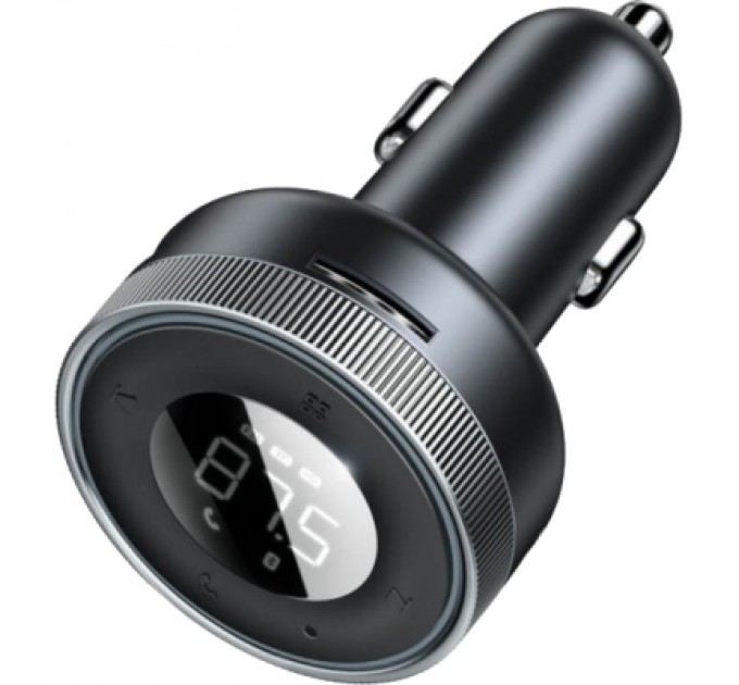 Baseus Зарядний пристрій Baseus Enjoy Car Wireless MP3 Charger USB Black (CCLH-01)