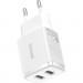 Baseus Зарядний пристрій Baseus Compact Charger 2U White (CCXJ010202)