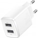 Baseus Зарядний пристрій Baseus Compact Charger 2U White (CCXJ010202)