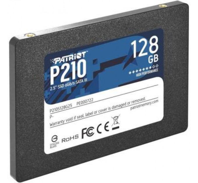 Patriot Накопичувач SSD 2.5" 128GB Patriot (P210S128G25)