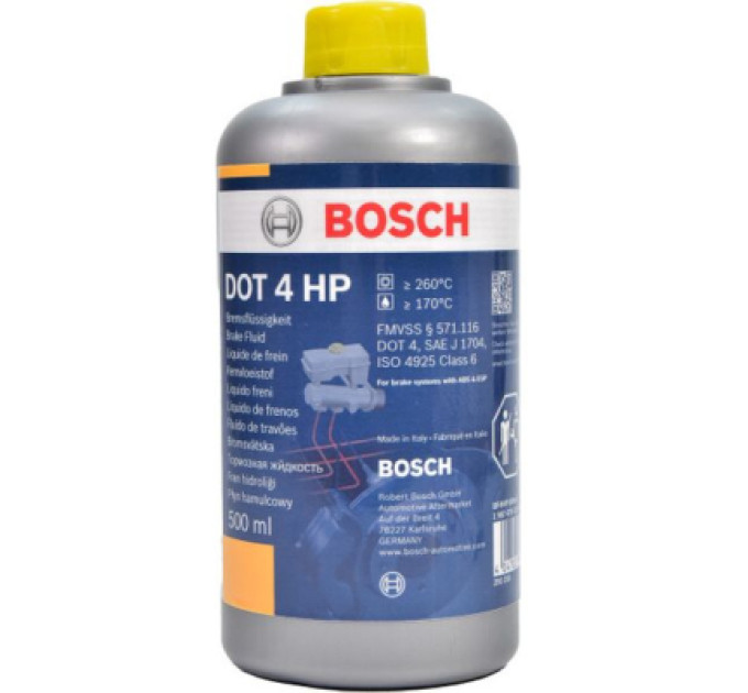 Bosch Гальмівна рідина Bosch DOT 4 0.5л (1 987 479 112)